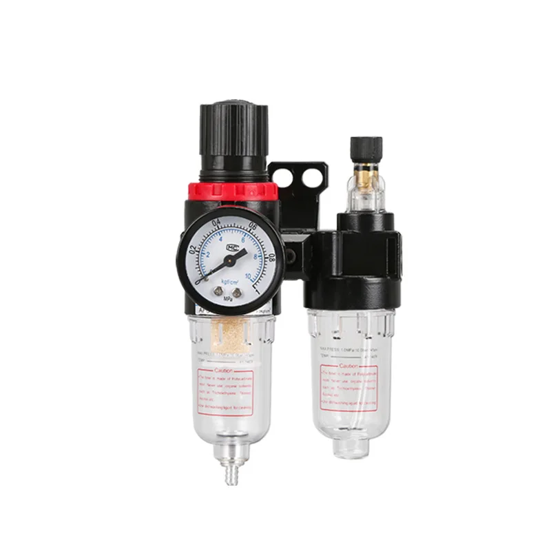 

AFC-2000 1/4 Pneumatic Filters with Gauge AFC2000 Pneumat Filter Oil-Water Separator Air Source Processor Pressure Regulator