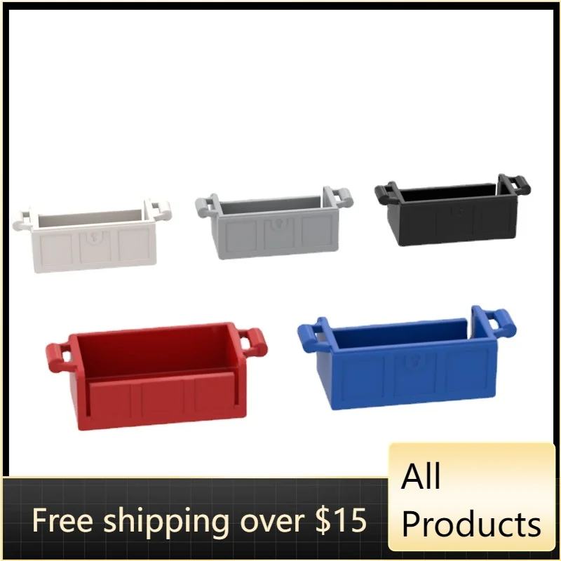 Высокотехнологичная сборная партия 4738a 2x 4 пират, сундук с сокровищами, набор строительных блоков, сменная деталь, игрушка для детей, 10 шт.