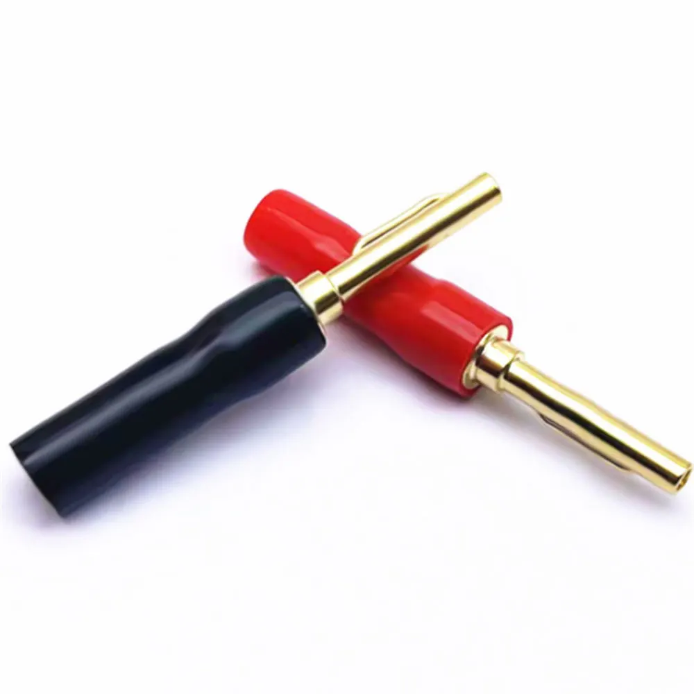 6 шт./партия позолоченные штекеры типа банан