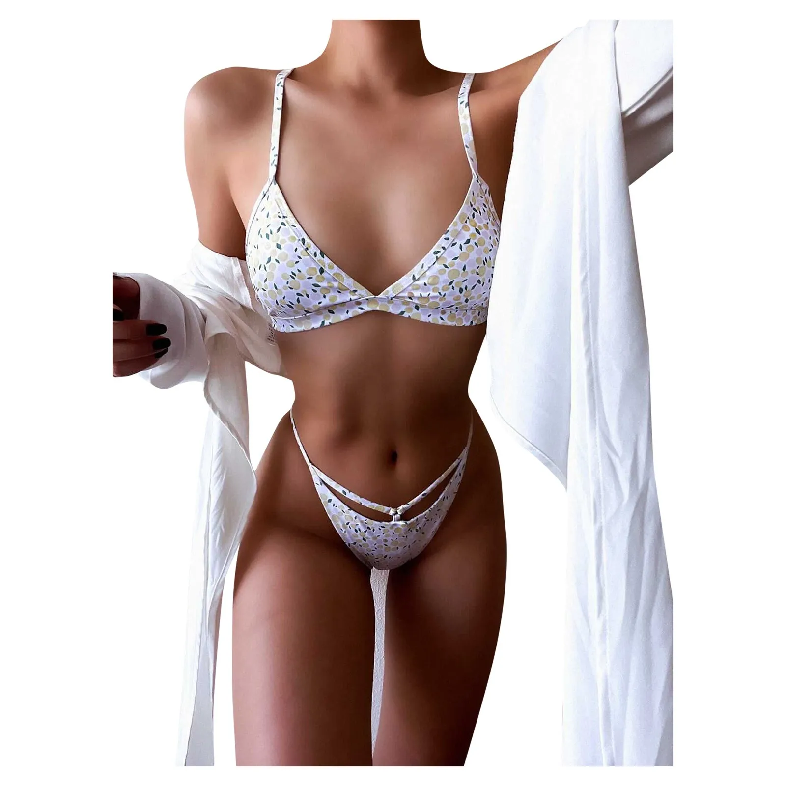 

Bandeau Set Bandage Bikini Swimwear Women Beachwear Brazilian Swimsuit Push-Up Swimwears Tankinis Set Swimwears bikini top