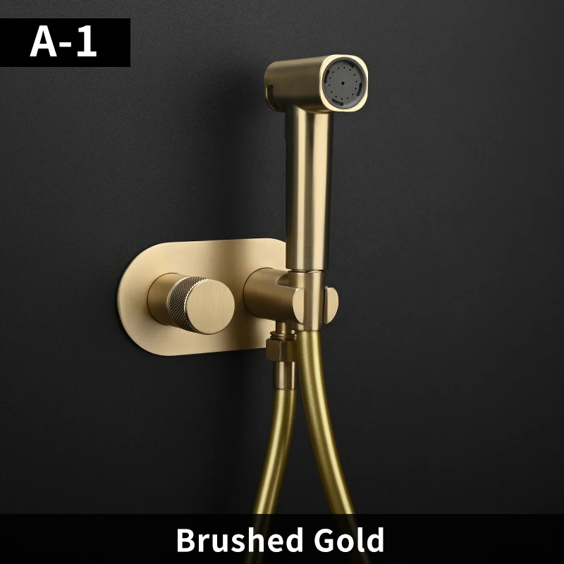 

Латунный портативный кран-распылитель для биде