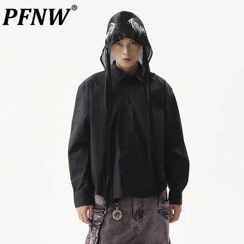 PFNW Американская рубашка нестандартной формы Machete мужская уличная одежда с