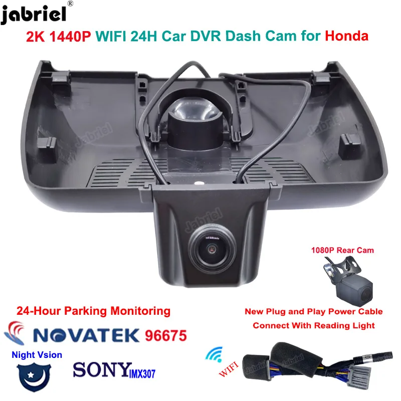 	2K 1440P Wifi Car Dvr Dash Cam	