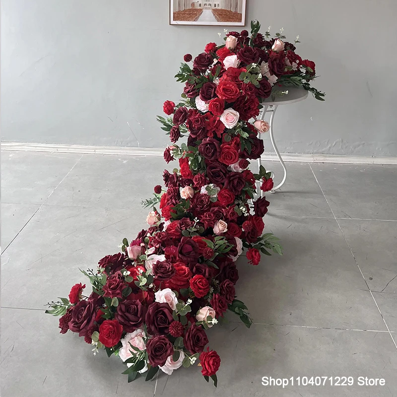 Роскошные цветочные дорожки искусственные цветы для стола центральное