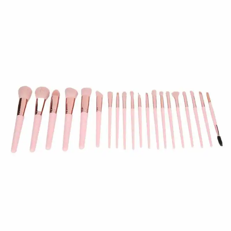 

20pcs Makeup Brushes Kit Soft Fluffy Cosmetic Handle Portable Cosmetic Brush Set for BB Cream Loose Powder Beauty Tool
