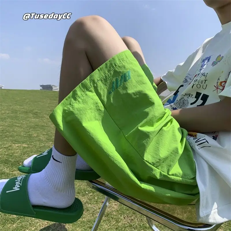 Hot Summer Women's Men Shorts Casual Ice Silk Biker Shorts Women Plus Size High Waist Shorts Fashion Short Pants Streetwear 2023