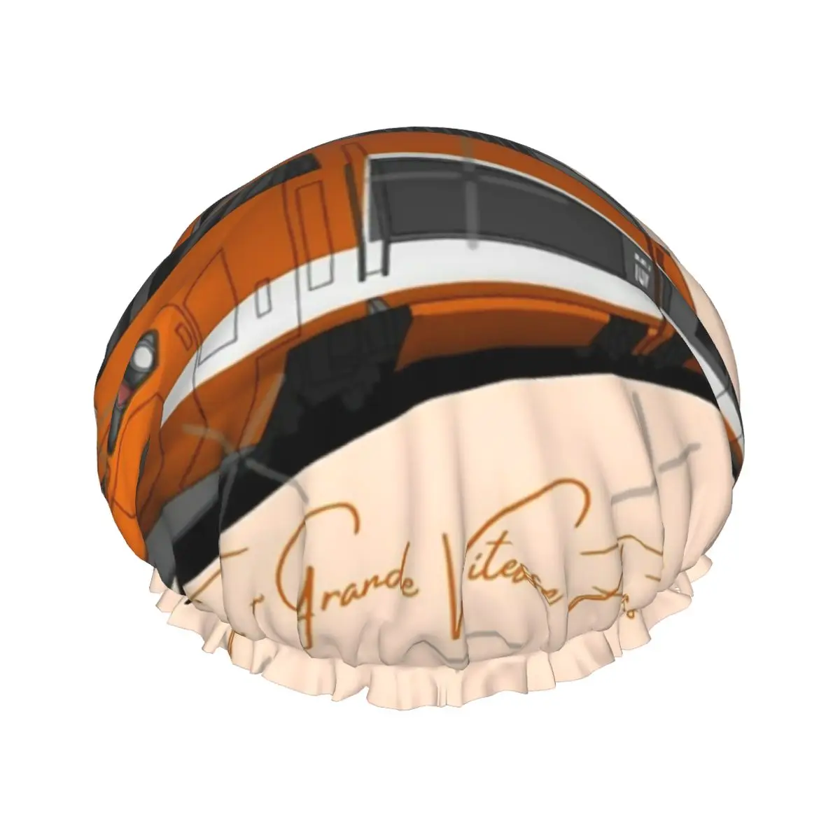 Сдвоенная Водонепроницаемая мягкая душевая шапочка для приготовления пищи с