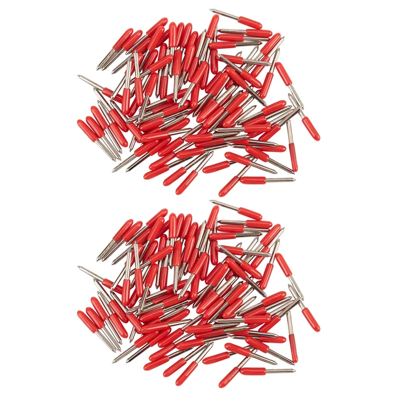 

200Pcs 45 Degree For Roland Cutting Plotter Blade High Hardness Tungsten Carbide Vinyl Cutter Knife Blade Machine Tool
