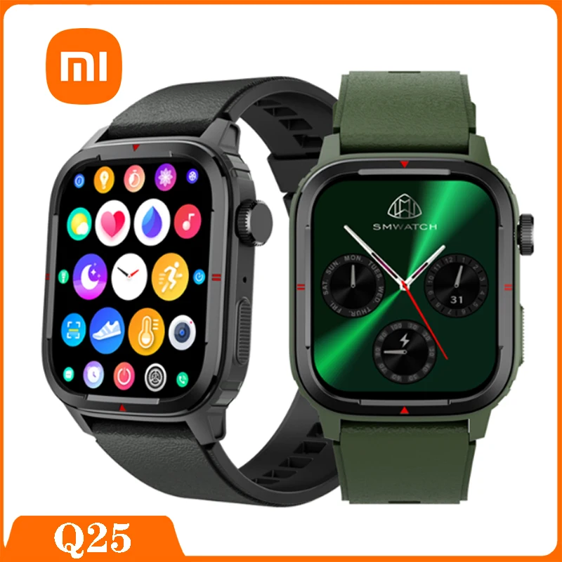 

Xiaomi Youpin Men Smart Watch Bluetooth Call IP67 Waterproof Women Sport Watch Full Screen Touch Temperature Detector Smartwatch