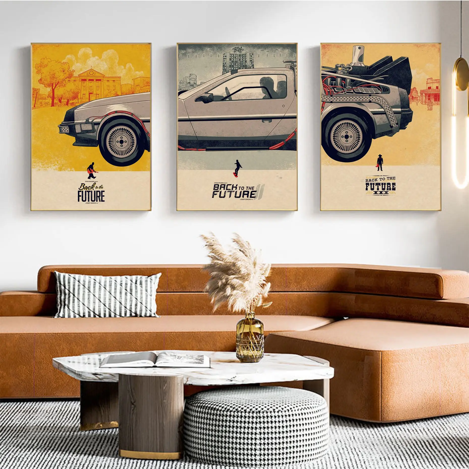 

Back to the Future Good Quality Prints and Posters Vintage Room Bar Cafe Decor Decor Art Wall Stickers