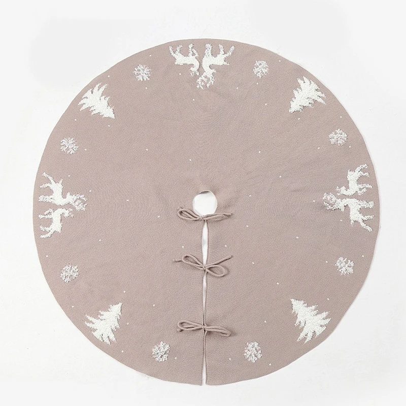 

Рождественская юбка для елки из шерсти