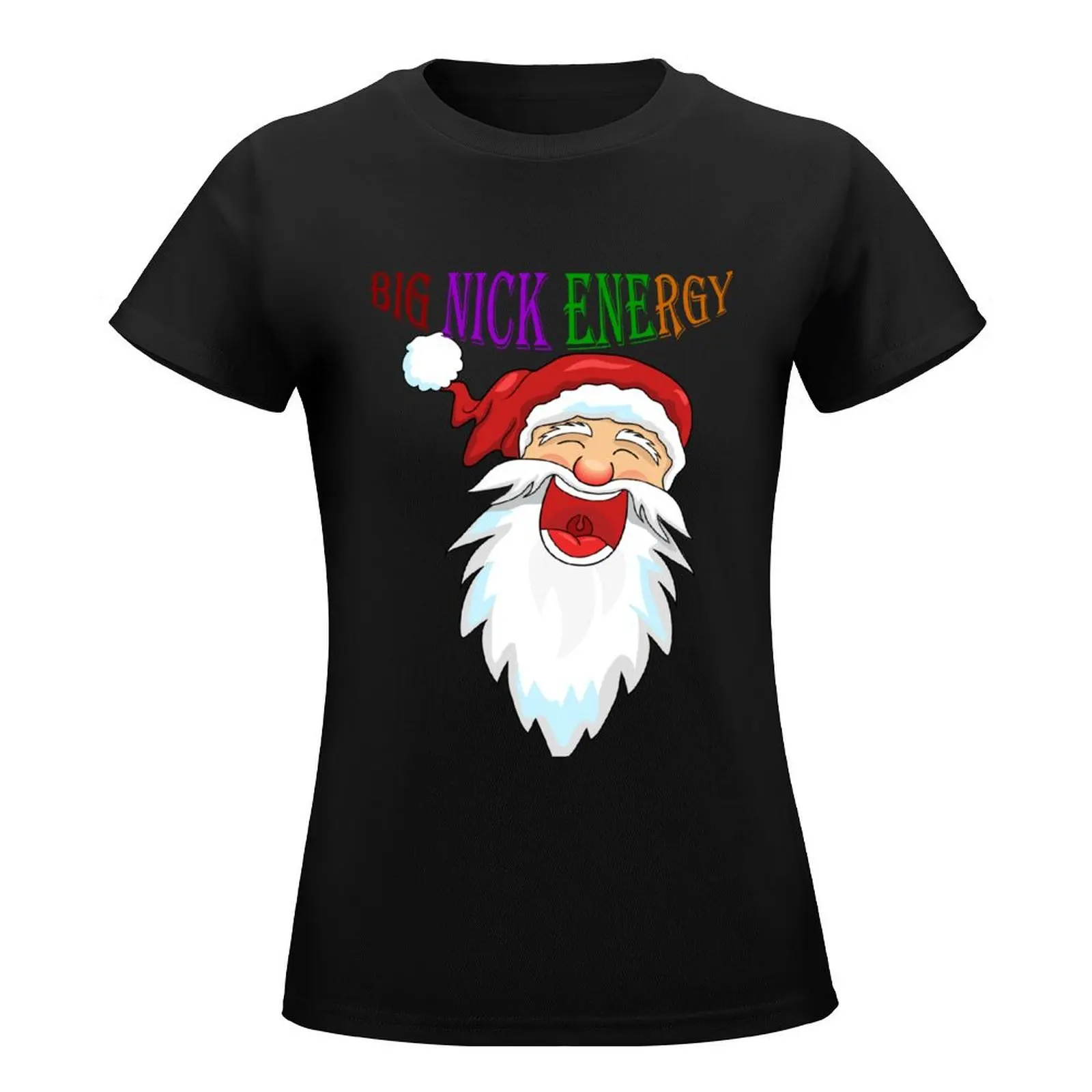 Большой Ник энергия Большая футболка Ника винтажная одежда женская дизайнерская