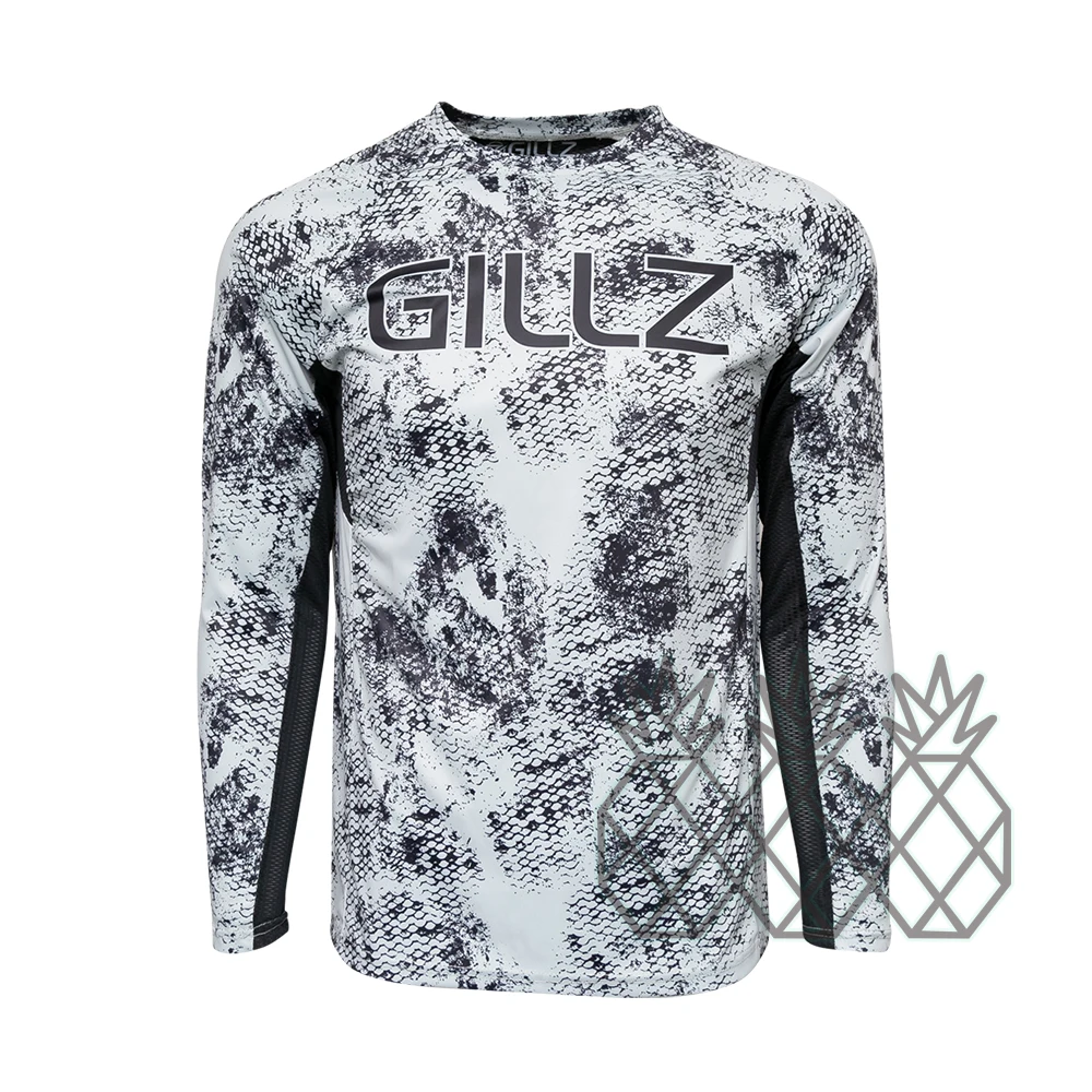 

GILLZ Fishing Clothing Long Sleeve Jersey Men Tops Gear Outdoor Sports Breathable Anti-UV Fishing Shirts UPF 50+ Camisa De Pesca