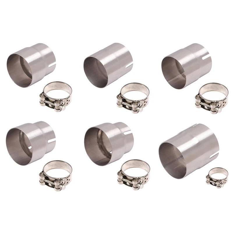 

Motorcycle Exhaust Pipe Diameter Converter Motorcycle Stainless Steel Reducer Adapters Accessories
