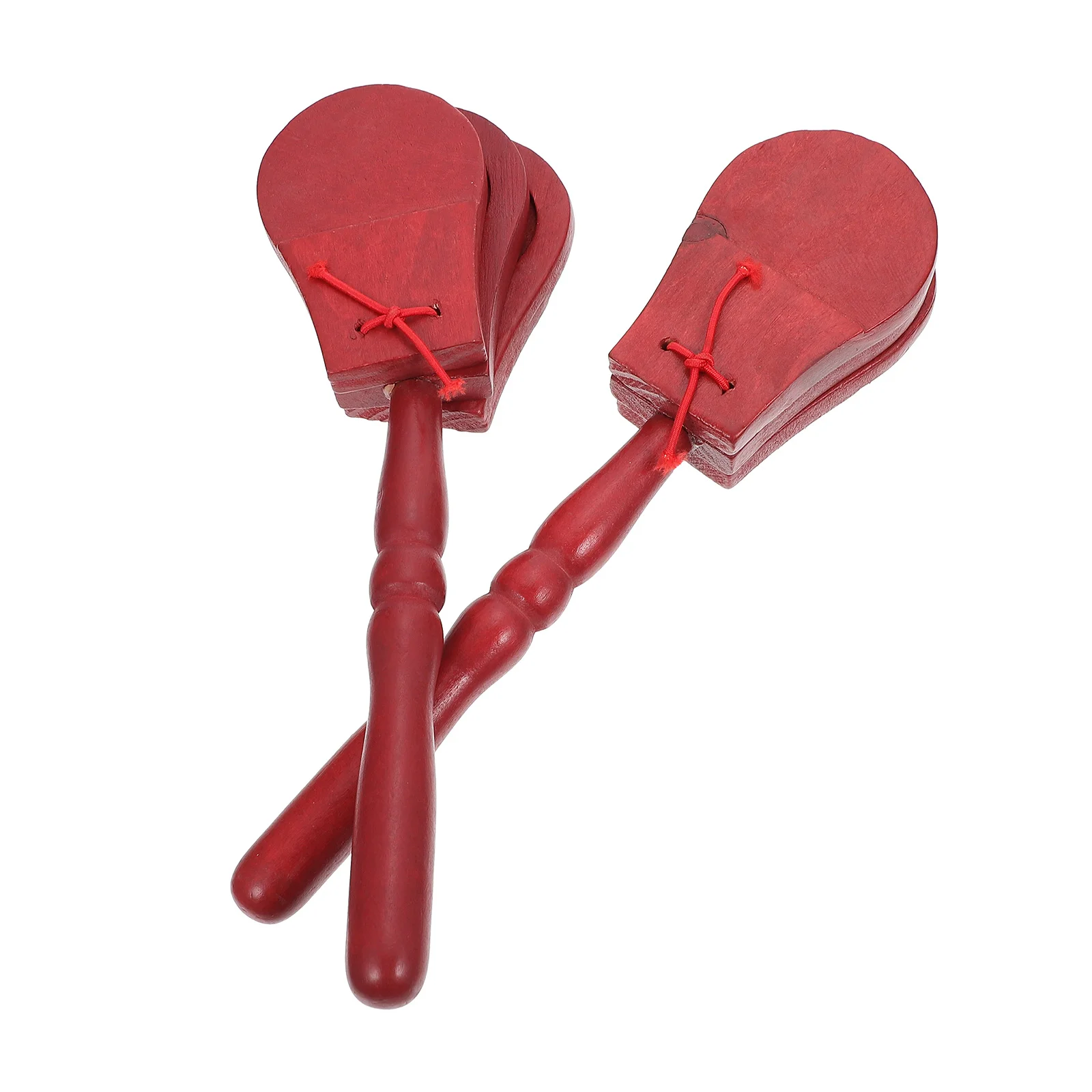 

Instrument Toy Musical Castanets Percussion Castanet Wooden Kids Children Spanish Handleflamenco Baby Set Tones Clapper