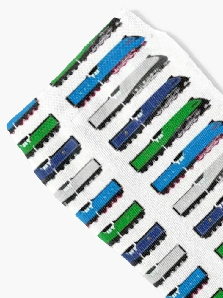 Sir Nigel Gresley's A4 носки с принтом паровоза чулки хлопковые роскошные женские