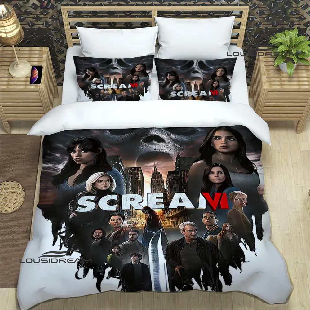 

Movie scream6 Printed Bedding Sets exquisite bed supplies set duvet cover bed comforter set bedding set luxury birthday gift