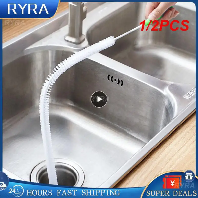 

1/2 шт., гибкая удлиняющаяся щетка для раковины