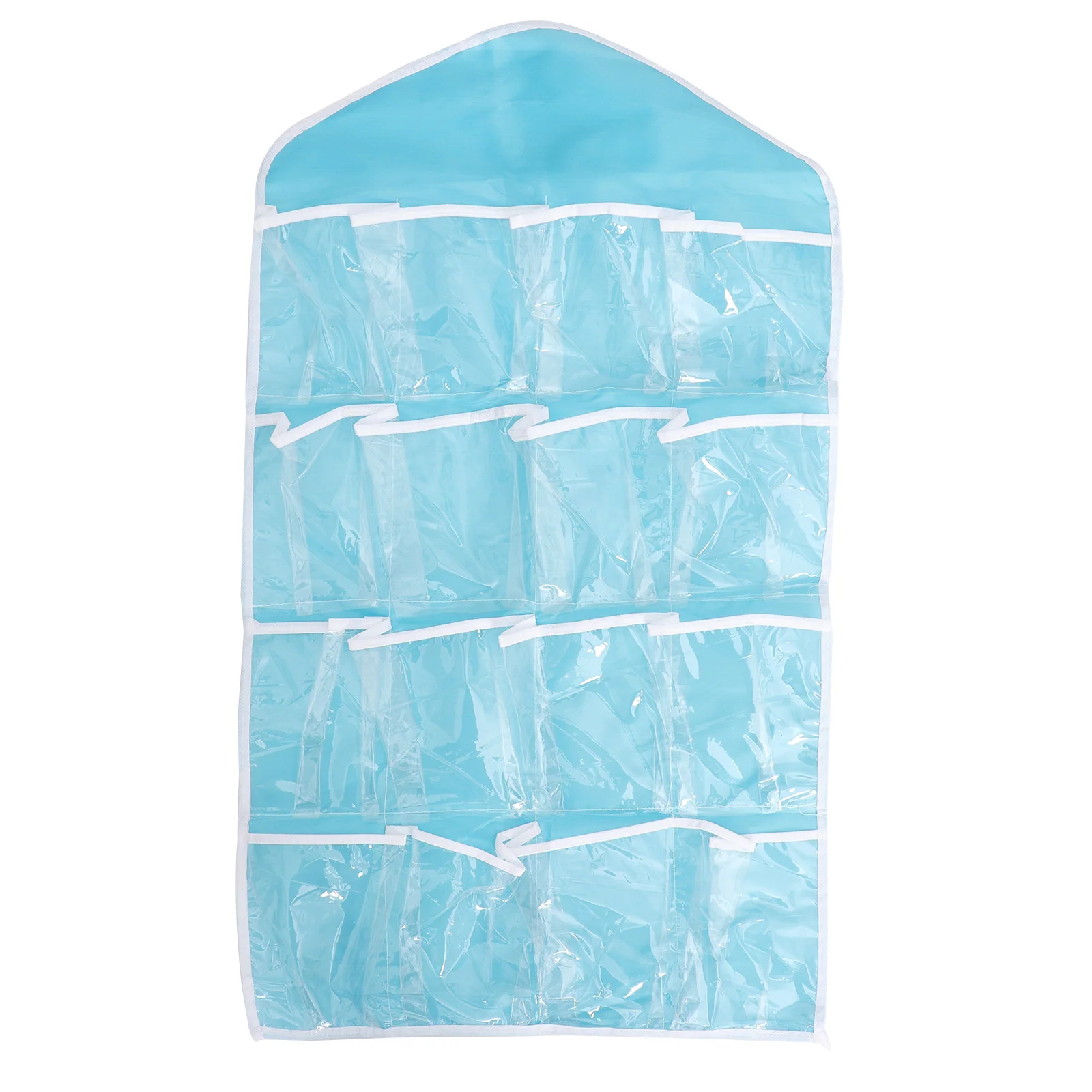 

16 Pockets Clothing Storage Bags Wardrobe Storage Clear Hangers Organiser Hanger Mesh Storage Bag Pocket Organizer Calendar