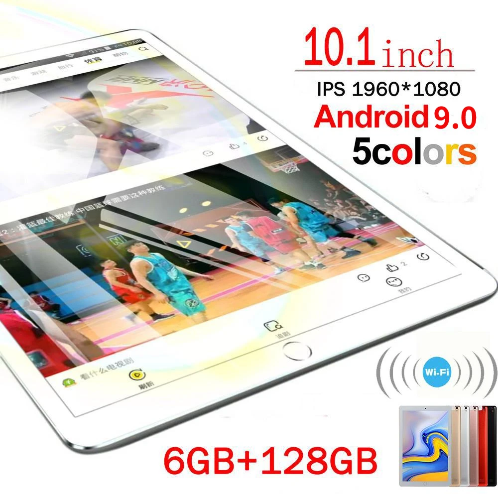 

2022 New 10 Inch Tablet Pc 6G+128GB Android 9.0 Ten Core Dual SIM Tablet 4G Phone Call Tablets WiFi Android 9.0 Tablet