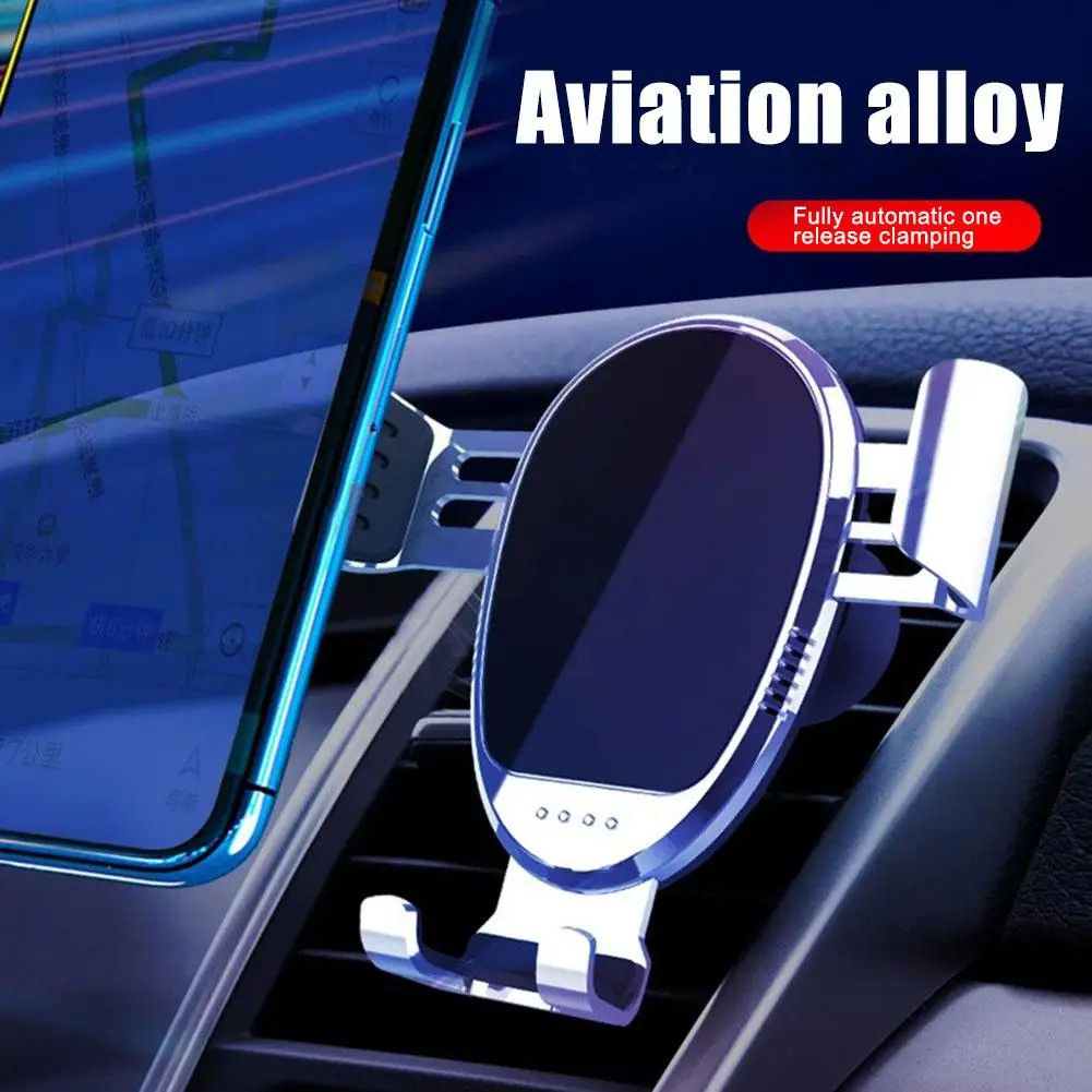 

Gravity Car Holder For Phone Air Vent Clip Mount Mobile Cell Stand Smartphone GPS Support For iPhone 13 12 Samsung Phone E9Y5