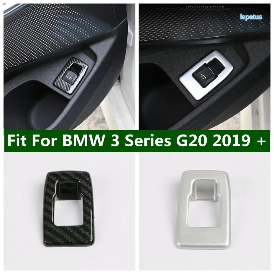 

Rear Trunk Switch Button Frame Cover Trim 1PCS Fit For BMW 3 Series G20 2019 - 2022 Carbon Fiber Texture / Matte Interior Parts