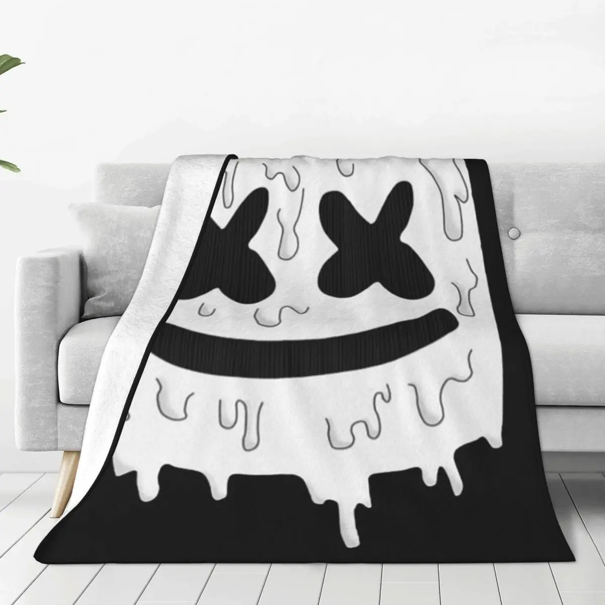 

Cotton Candy Comforter Bed Plush Fluffy Soft Blanket Baby Blanket fluid art design minimalist the creative microfiber fluffy