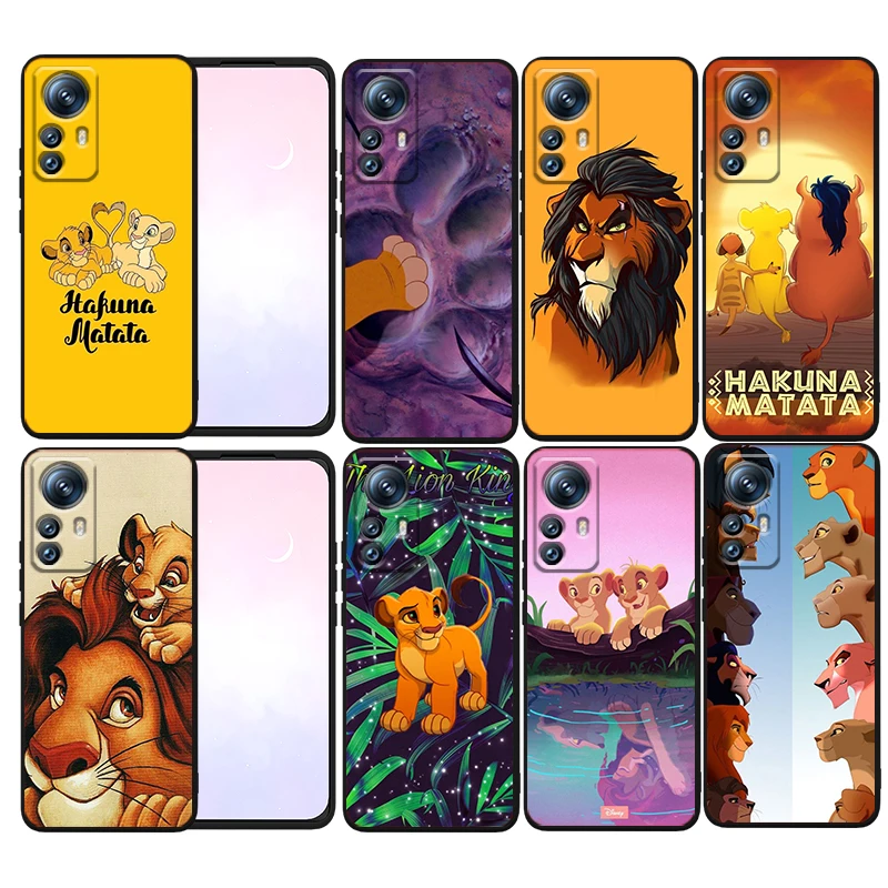 

Disney The Lion King Phone Case For Xiaomi Mi 13 12T 12S 12X 12 11 11T 11i 10T 10 Pro Lite Ultra 5G Funda Black Cover