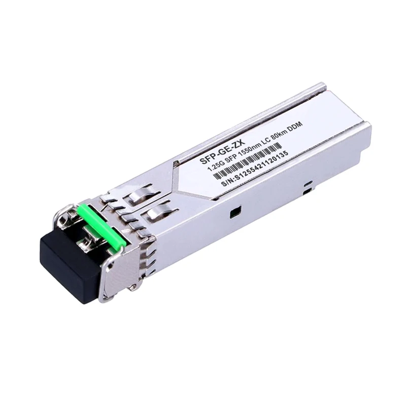 Фото Оптический трансивер 1.25GE ZX 1550 нм 80 км 1G 1000BASE SFP; одномодовый LC для TP-Link, Mikrotik, Intel №3