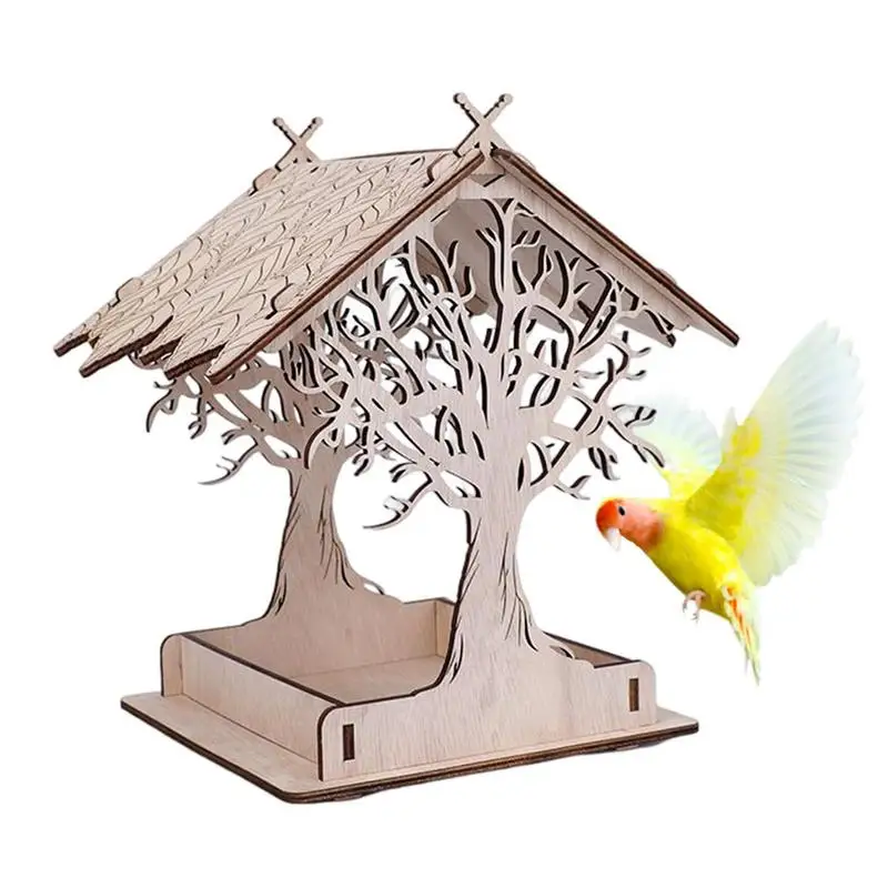 S Hanging Durable And Waterproof Village Cottage Birdfeeder Hanging Birdfeeder For Outdoors Blue Jays