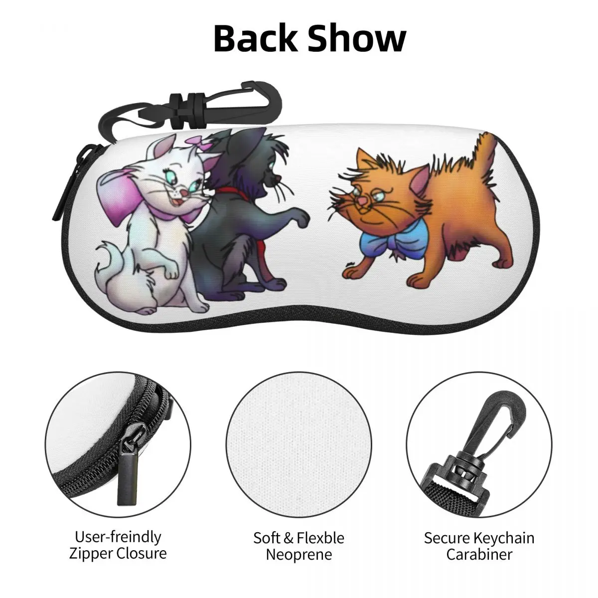 Чехол для очков Aristocats Cats Marie Playing Around модный защитный чехол унисекс коробка