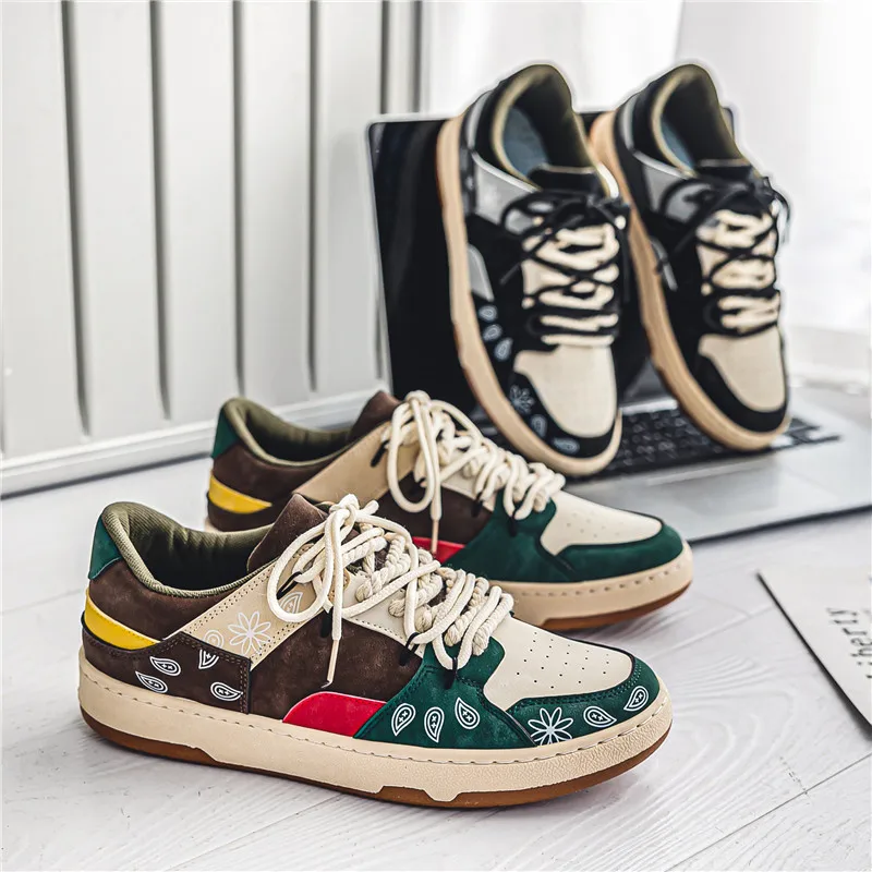 

Дизайнерские кроссовки в стиле хип-хоп для мужчин, плоская подошва, на шнуровке, легкие теннисные туфли, удобная летняя обувь