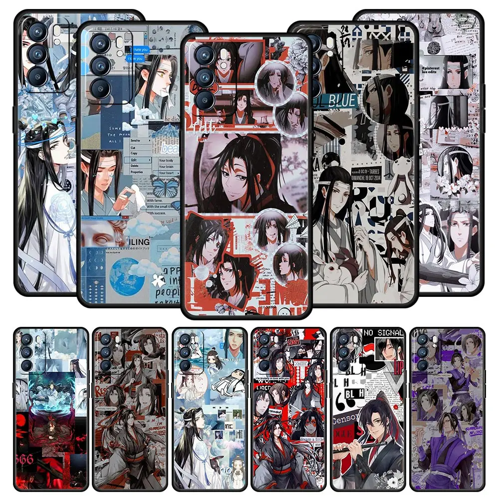 

MDZS Anime Mo Dao Zu Shi Phone Case For Oppo Find X5 A54 A53 A52 A9 2020 A15 A95 A16 A76 A74 A12 Reno7 SE Reno6 Pro 5G Cover