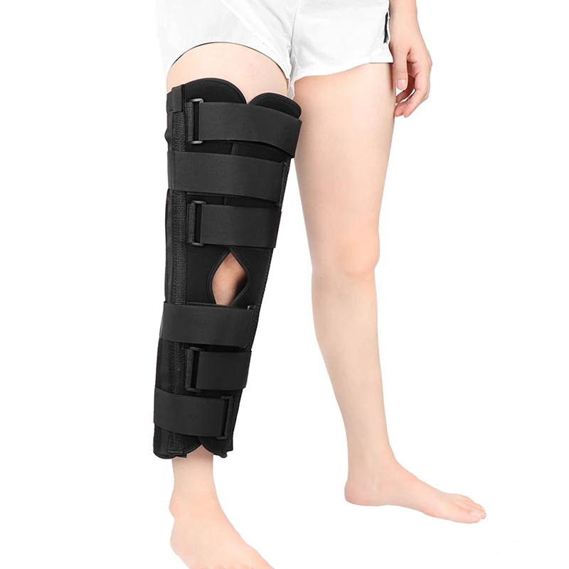 Коленный иммобилайзер поддержка алюминиевого сплава прямая наколенная шина для