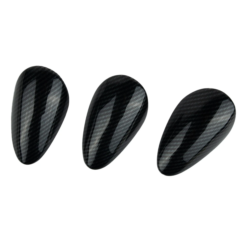 

3PCS Pattern Interior Gauge Pad Cover ABS Carbon Fiber Cover Trim Replacement For Nissan 370Z 2009-20
