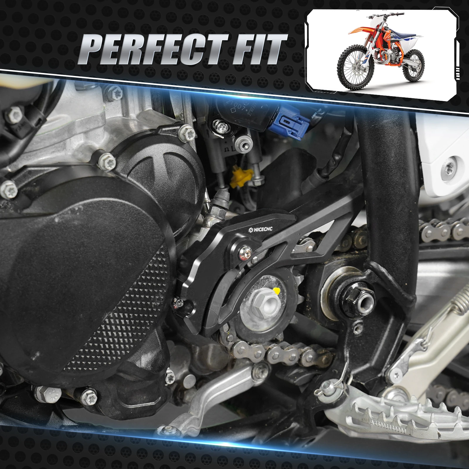 Для GasGas EC300 EC EX MC 250 300 KTM EXC XCW 2024 сцепление задний цилиндр Защитная Крышка мотоцикл