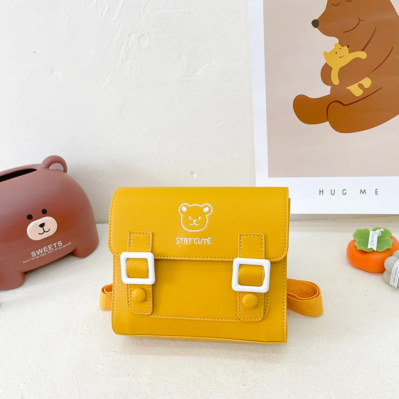 Children's Small Backpack Korean Versionpuboys And Girls Bear Children Kindergarten Backpack Girls' School Backpack