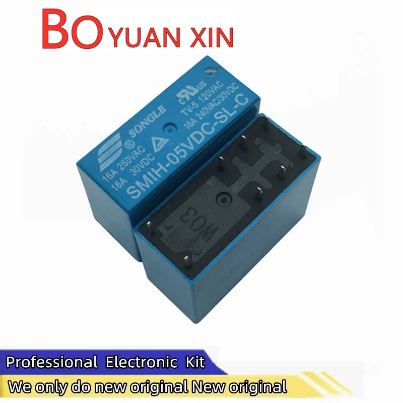 Новые оригинальные реле SMIH-05V 12V 24VDC-SL-A -SL-C 6 футов и 8 16A нормально открытое мощности