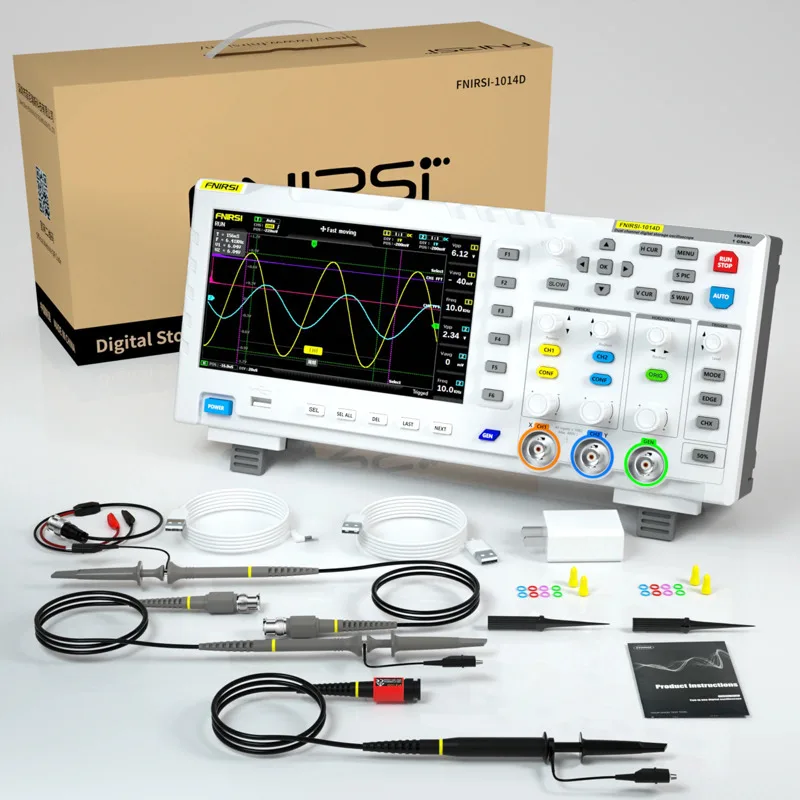 

Digital Oscilloscope Dual Channel Input Signal Generator 1GSa/S 100MHz* Bandwidth Sampling Rate Storage Multimeter Oscilloscope