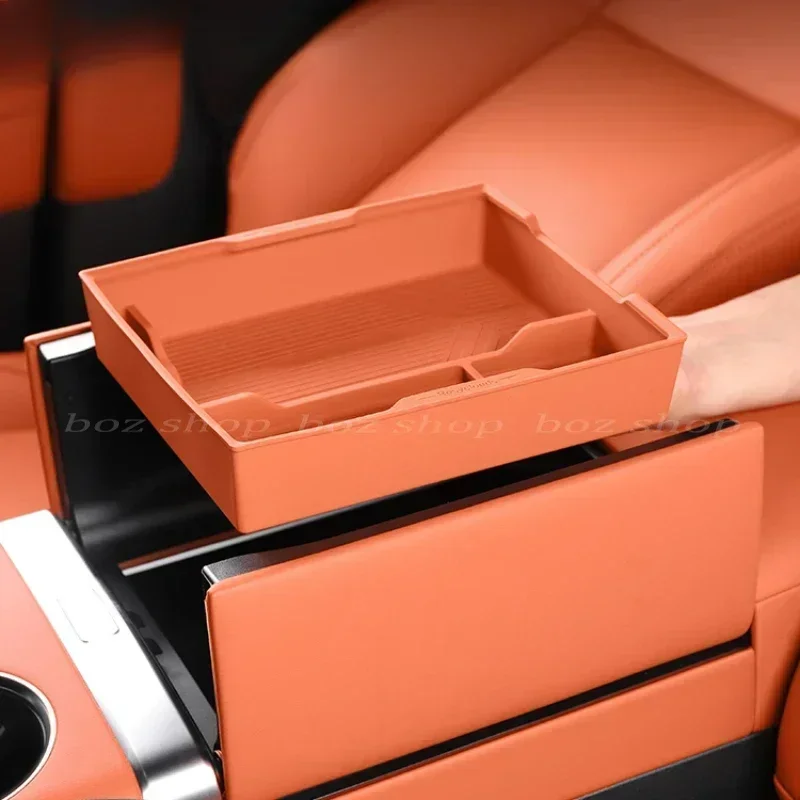 Ящик для хранения в подлокотнике ведущего Ideal LiXiang L6 силиконовые товары украшения