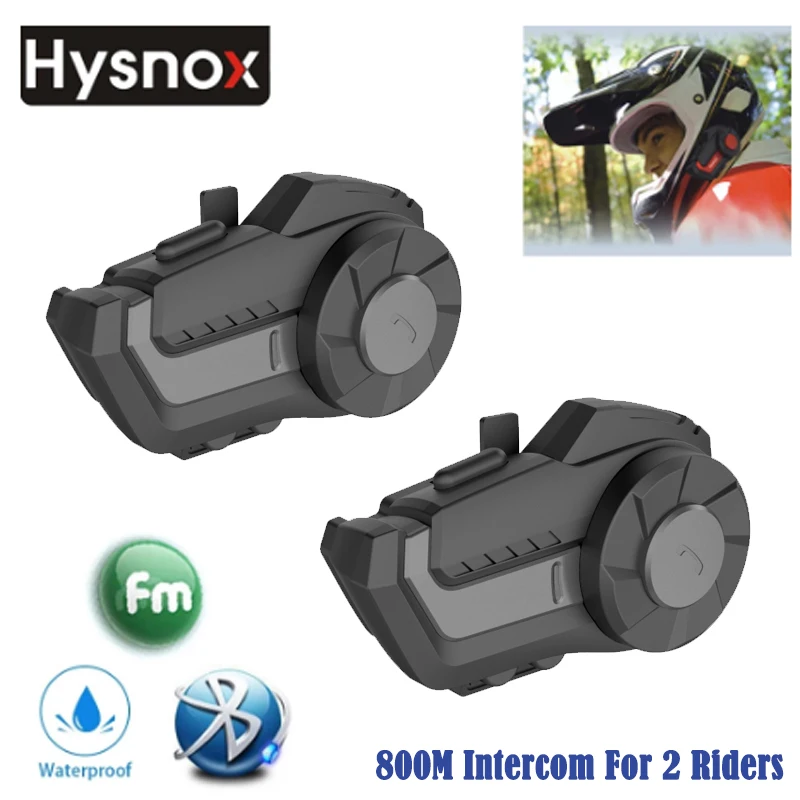 

2022 New Motorcycle Helmet Headset Wireless Walkie-talkie 800m Mobile Phone Headset Waterproof