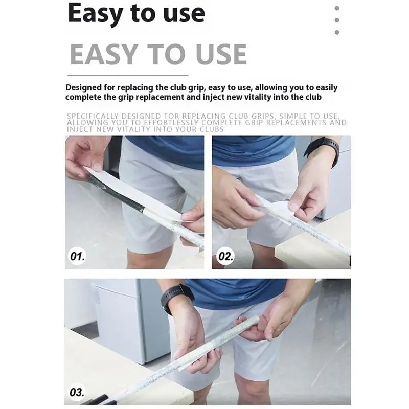 Клейкие полоски для переноса клюшек гольфа 13 шт. захвата ручки гольф-клуба легкая