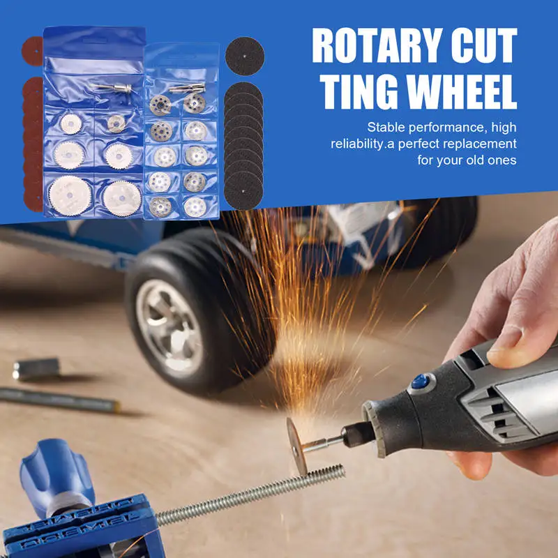 41 шт. набор отрезных кругов вращающихся инструментов для Dremel аксессуары смолы