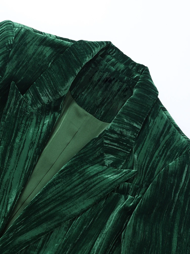 Женский блейзер TWOTWINSTYLE однотонный комплект из двух предметов с отложным