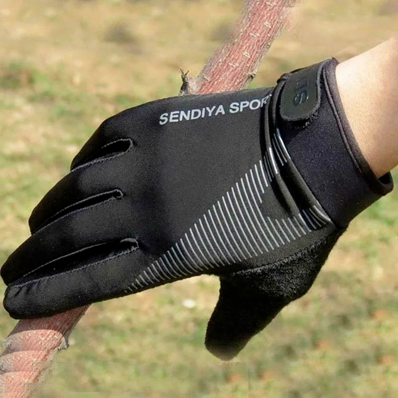 Cycling Breathable Non-slip Touch Screen Gloves Outdoor Mountaineering Fitness Sunscreen Ultra-thin Fabric Cycling Gloves