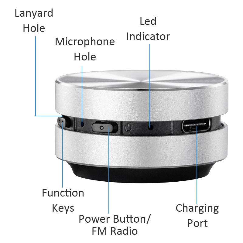 Динамик Hummingbird Klankkast beengeleдолговечная Bluetooth-совместимая звуковая коробка Tws draadgeluid