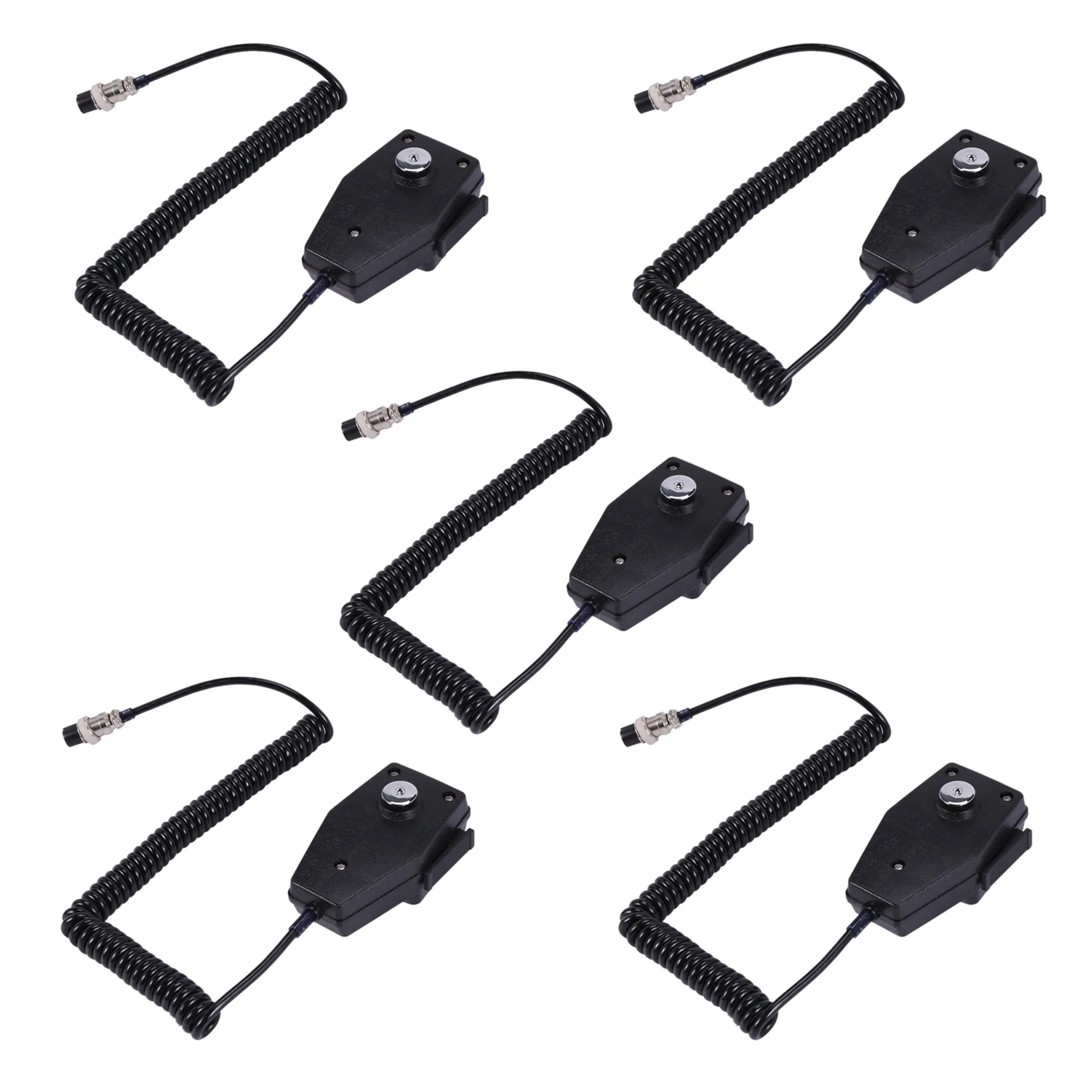 

5X CM4 CB Radio Speaker Mic Microphone 4 Pin for Cobra/Uniden Car Walkie Talkie