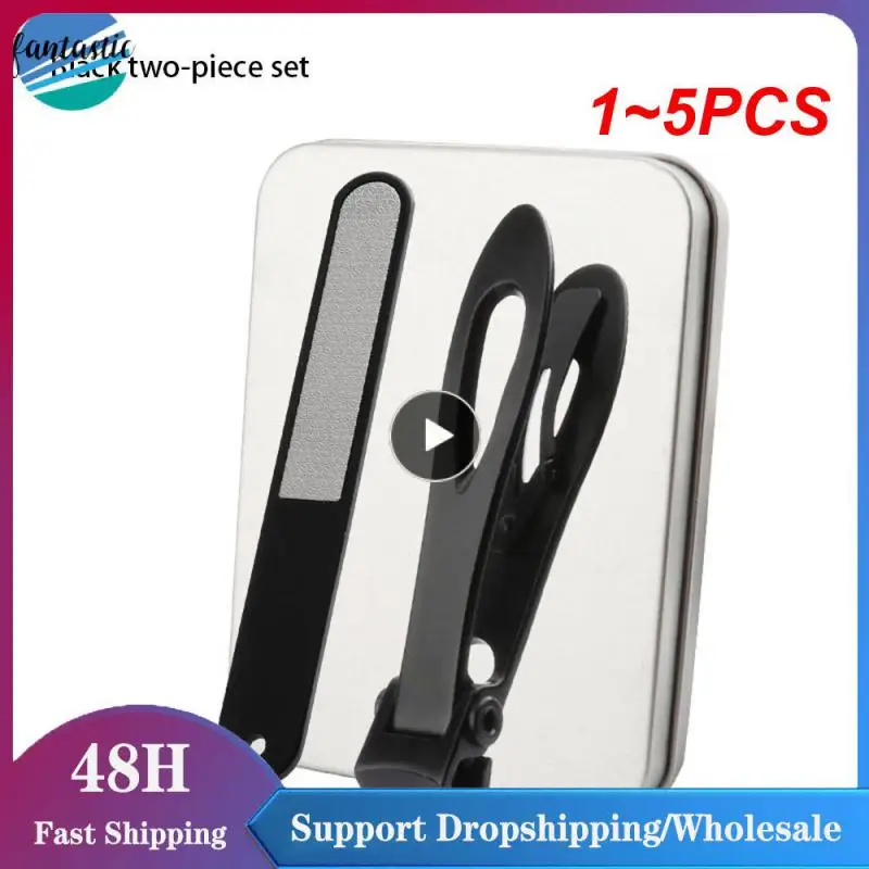 

1~5PCS New large opening nail clippers thick nail trimmer stainless steel professional large opening nail tool