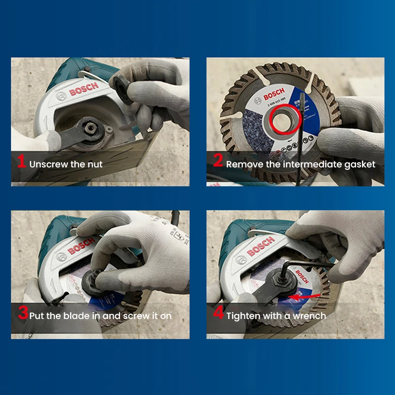 Универсальные алмазные отрезные диски Bosch циркулярные пилы для мрамора резки