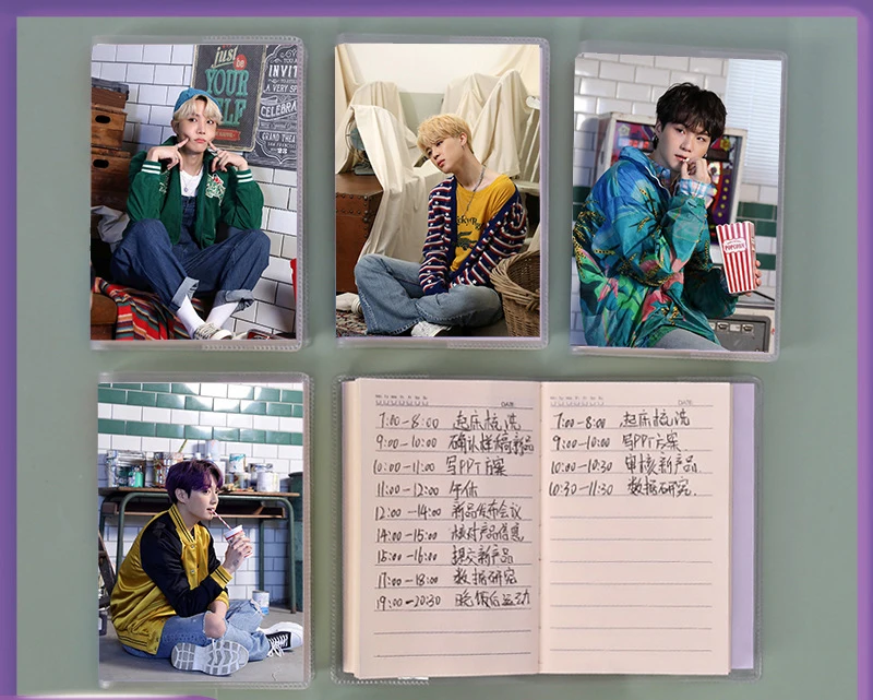 

Блокнот Bangtan Boys Kpop на 136 страниц, оптовая продажа, новый набор для декорирования, блокнот, школьный дневник, Обучающие офисные принадлежности...